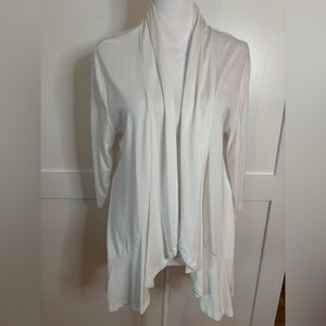 Bluetime Chic White Women's Cardigan size large